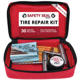 Safety Seal front view of deluxe zipped bag showing organized storage and readiness