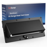 Safoner aluminum vent front view showing durable exterior and clean finish for longevity