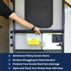 Safoner close-up grip texture displaying comfortable 1-inch ergonomic hold