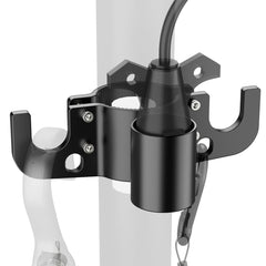 Safoner front view mounted on trailer jack showing neat chain storage and easy access