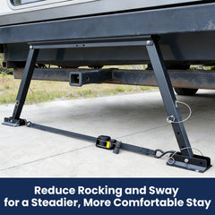 Safoner widened 3.5 inch top bar close-up for better load distribution