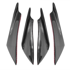 Saihisday front bumper canards front view showing sporty benefit