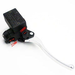 Saihisday master cylinder clamp closeup showing 7/8" handlebar fit and secure mount