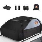 Sailnovo front view of packed rooftop bag showing secure storage benefit