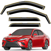 saleago front packaging for Camry visors showing product and benefits