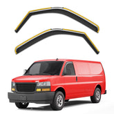 saleago front-view installed on van shows clean integrated look and protection
