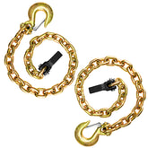 SALIFTFE front view of two-pack safety chains showing complete kit and easy installation benefit