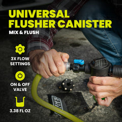 Salt Shift extension hose detail showing durable connection and flexibility