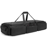 samdew front view of underseat bag showing compact profile and organized storage benefit