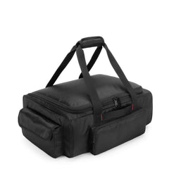 samdew front view of underseat bag showing compact profile and easy access