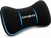 Samsonite front view of car neck pillow showing compact ergonomic support