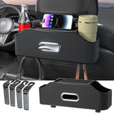 Sancaral front view showing dual cup holders and phone shelf for organized rides