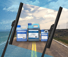 Sanco Industries diluted solution in a large storage jug ready for vehicle refills
