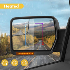 Sanooer puddle light projecting ground illumination for safer truck entry