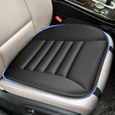 Sanwom front view of black cushion showing slim profile and cover benefit