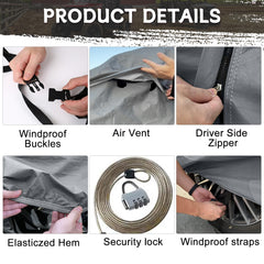 SAPUBK driver-side zipper allows quick access without removing cover