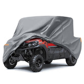 SAPUBK front view cover fitted on Kawasaki Mule protecting from rain
