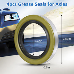 SAQXK seal face and cross-section detail highlighting dimensions for correct fitment