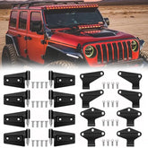 Saree front view of full hinge assembly showing complete kit and easy replacement benefit