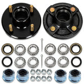 Saree front view of 4-lug hub showing mounting face and bolt pattern benefit easy alignment