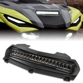 SAUTVS front hood scoop installed on RMAX improves forward visibility