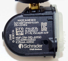 Schrader EZ-Sensor installed on wheel showing proper seating and system readiness benefit