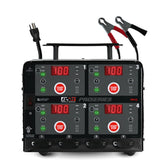 Schumacher DSR125 front panel showing four bank layout and handle for easy transport