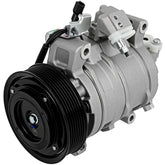 SCITOO AC compressor front view showing solid build and direct-fit benefit