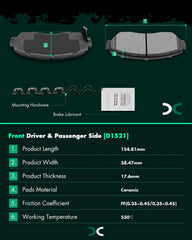 SCITOO backing plate detail with anti-vibration gasket, reduces brake noise