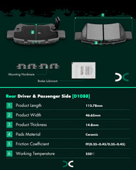 SCITOO brake pads installed on caliper illustrating direct-fit installation benefit