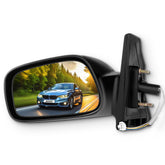 SCITOO driver-side mirror front view showing glass and housing for clear visibility