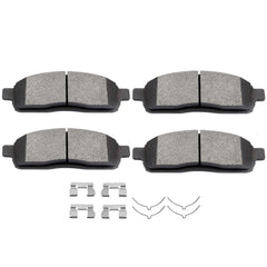 SCITOO front brake pads front view showing precise fit and easy installation