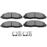 SCITOO front brake pads packaging showing ready-to-install kit and fitment benefits