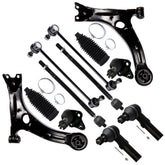 SCITOO boxed front suspension kit showing contents and fitment benefits