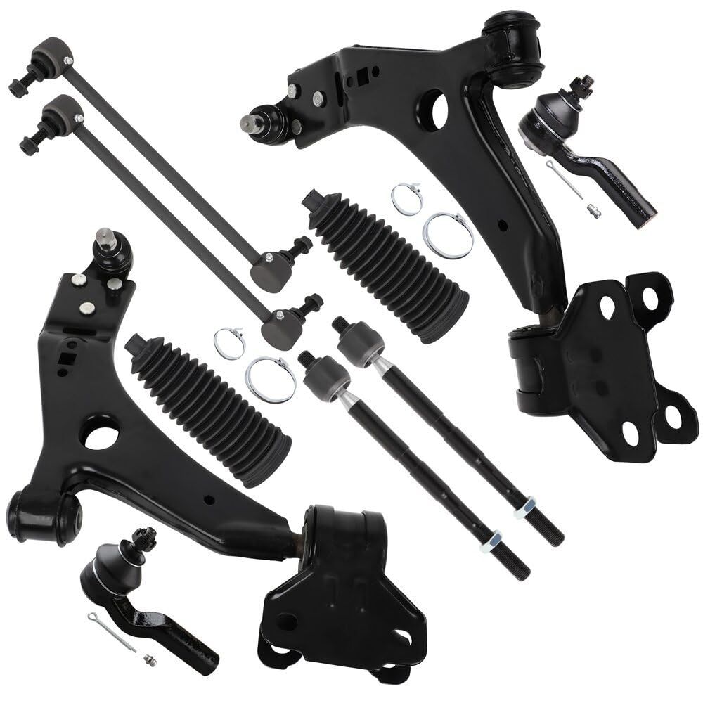 SCITOO kit packaging showing all ten front suspension components and protection