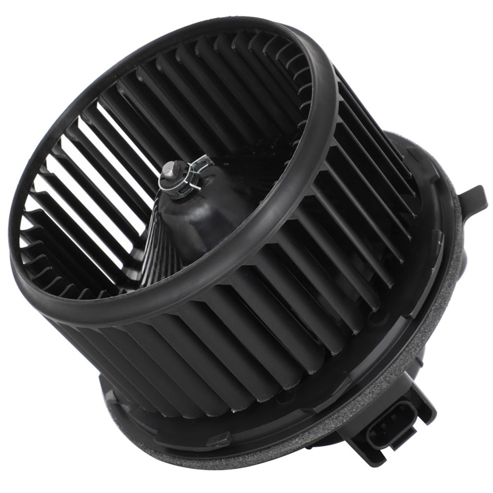 SCITOO front blower motor showing mounting points and quiet airflow benefit