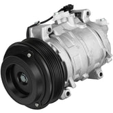 SCITOO front view compressor showing mounting points and fitment benefit