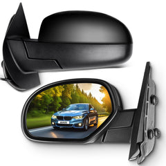 SCITOO front view pair mirrors showing fitment and clean finish benefits