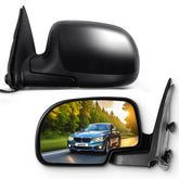 SCITOO front view mirror showing housing and improved rear visibility