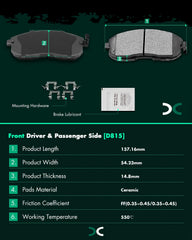 SCITOO brake pad installed in caliper demonstrating direct-install convenience benefit