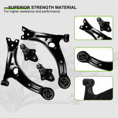 SCITOO driver-side lower control arm close-up detailing sturdy steel construction