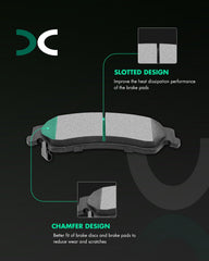 SCITOO backing plate gasket detail reducing vibration and ensuring quieter stops