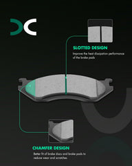 SCITOO brake pad back plate close-up highlighting reduced vibration benefits