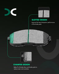 SCITOO ceramic pad close-up showing smooth friction surface and reduced dust benefit