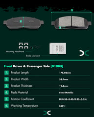 SCITOO brake pad thickness measured to show long wear life and reliability