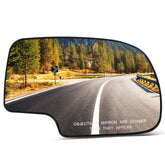 SCITOO passenger side mirror front view showing clean reflective surface and exact fit