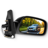 SCITOO front view of passenger mirror showing clean replacement fit
