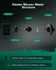 SCITOO metal housing side profile demonstrating durable construction and reduced vibration