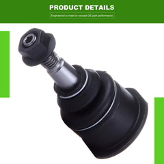 SCITOO upper ball joint close-up showing durable construction and easy-fit advantage