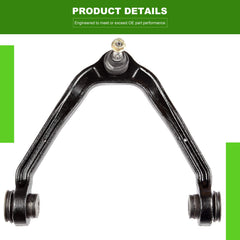 SCITOO upper control arm close-up showing bushings and ball joint for improved handling